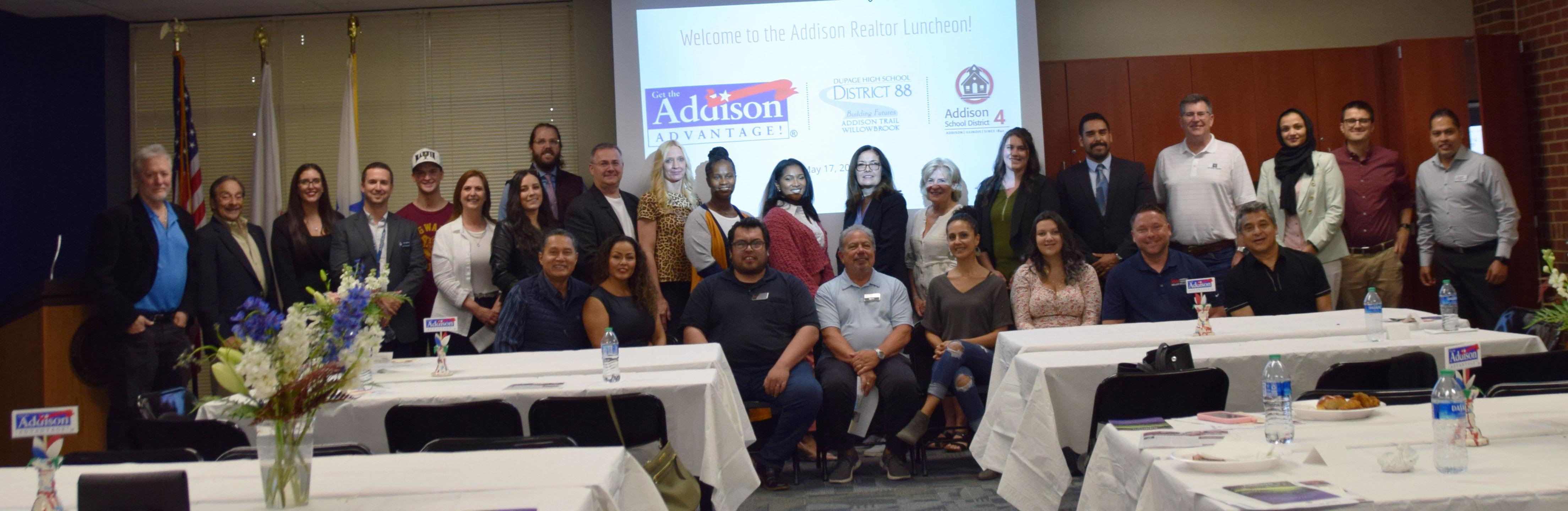 District 88 partners with villages of Addison, Lombard and Villa Park and school districts 4, 45 and 48 to host Realtor luncheons