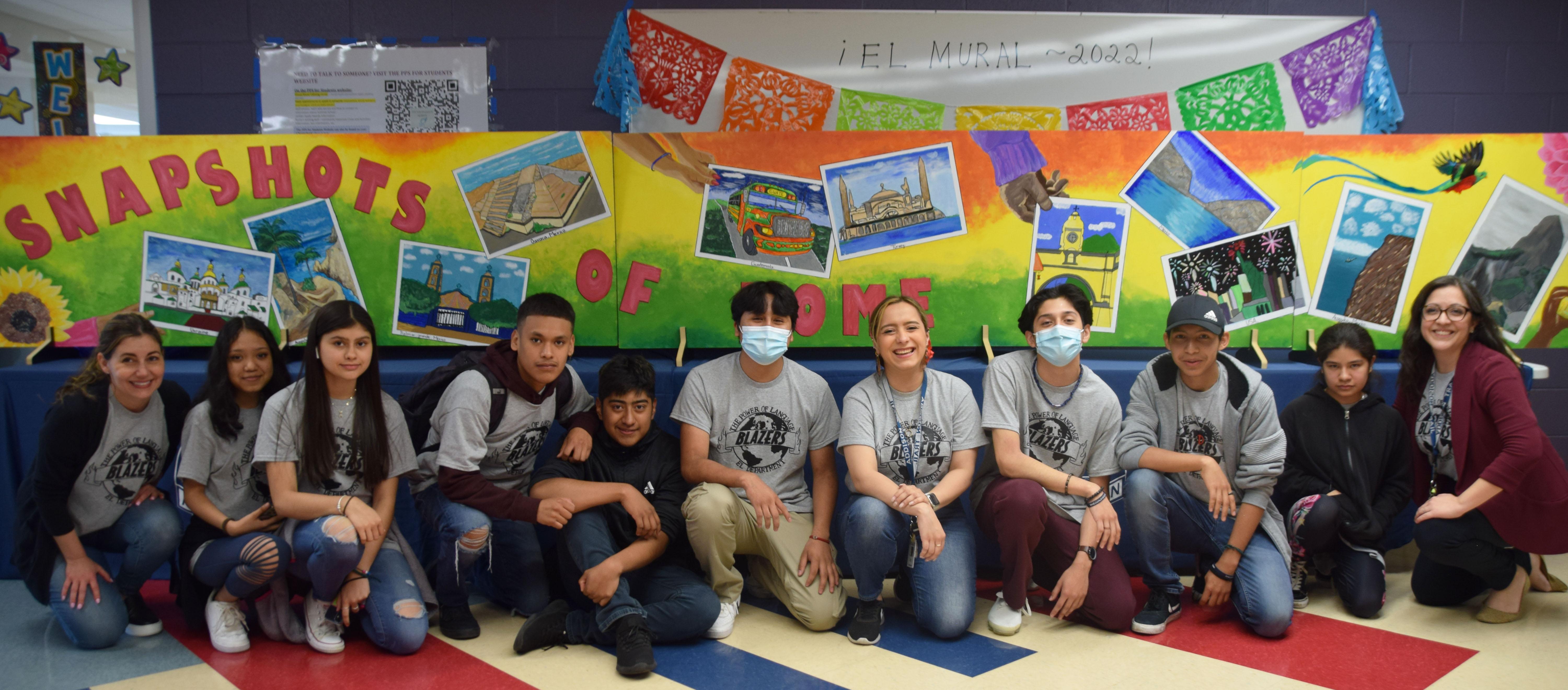 Addison Trail unveils mural created by English Learner (EL) students