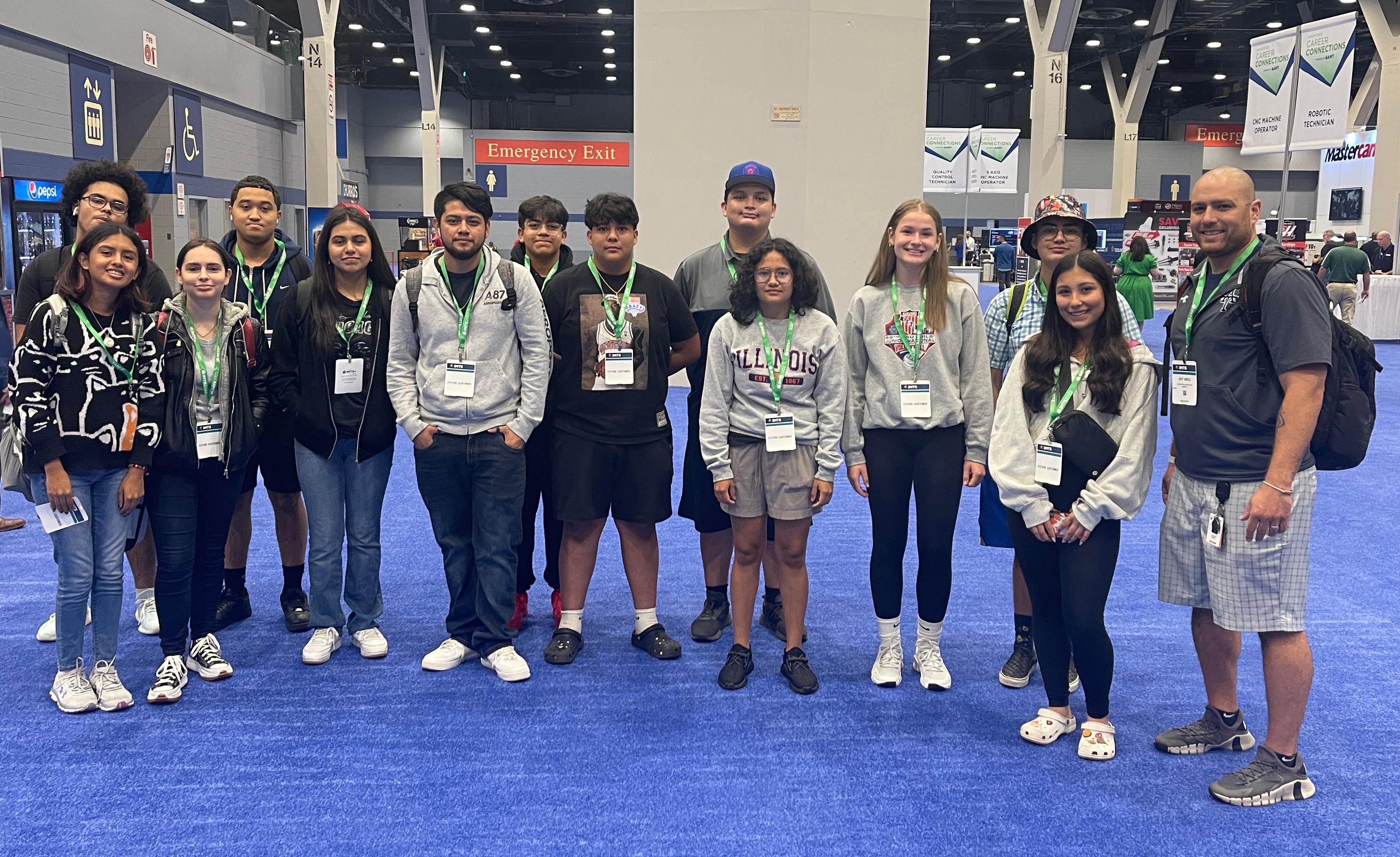 District 88 students attend Smartforce Student Summit at International Manufacturing Technology Show 