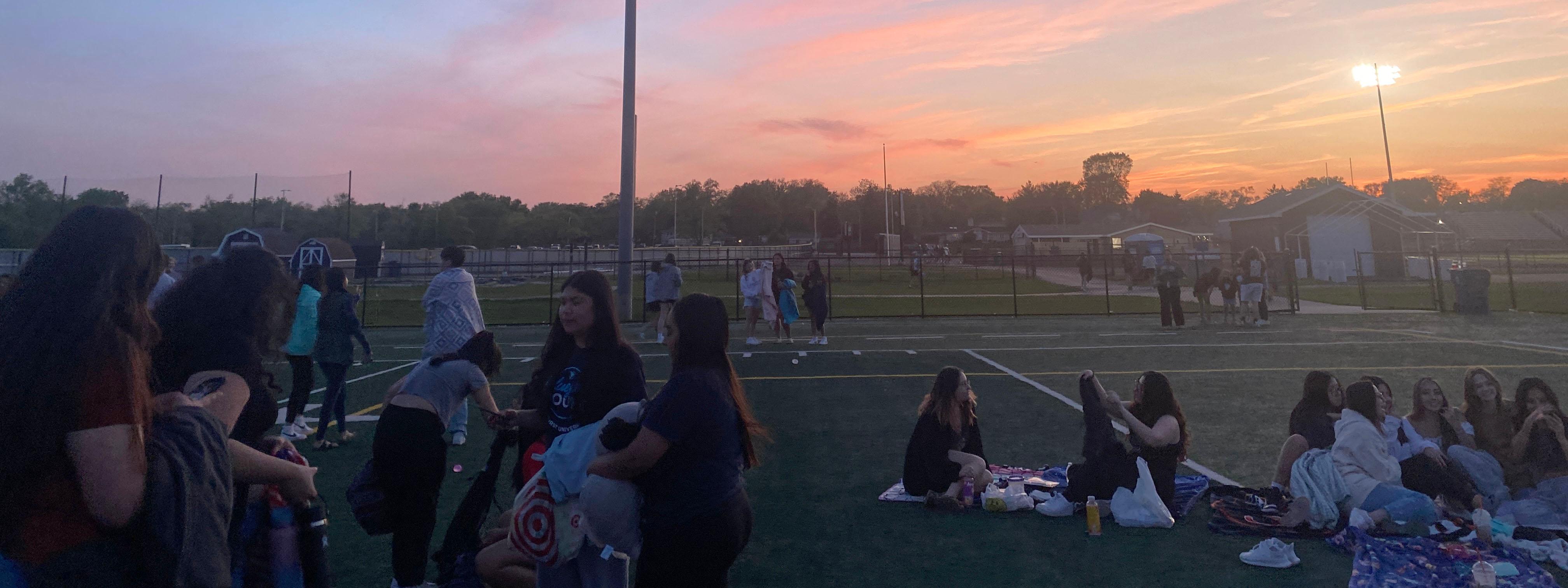 Members of the Addison Trail class of 2023 host Senior Sunset event to celebrate end of 2022-23 school year