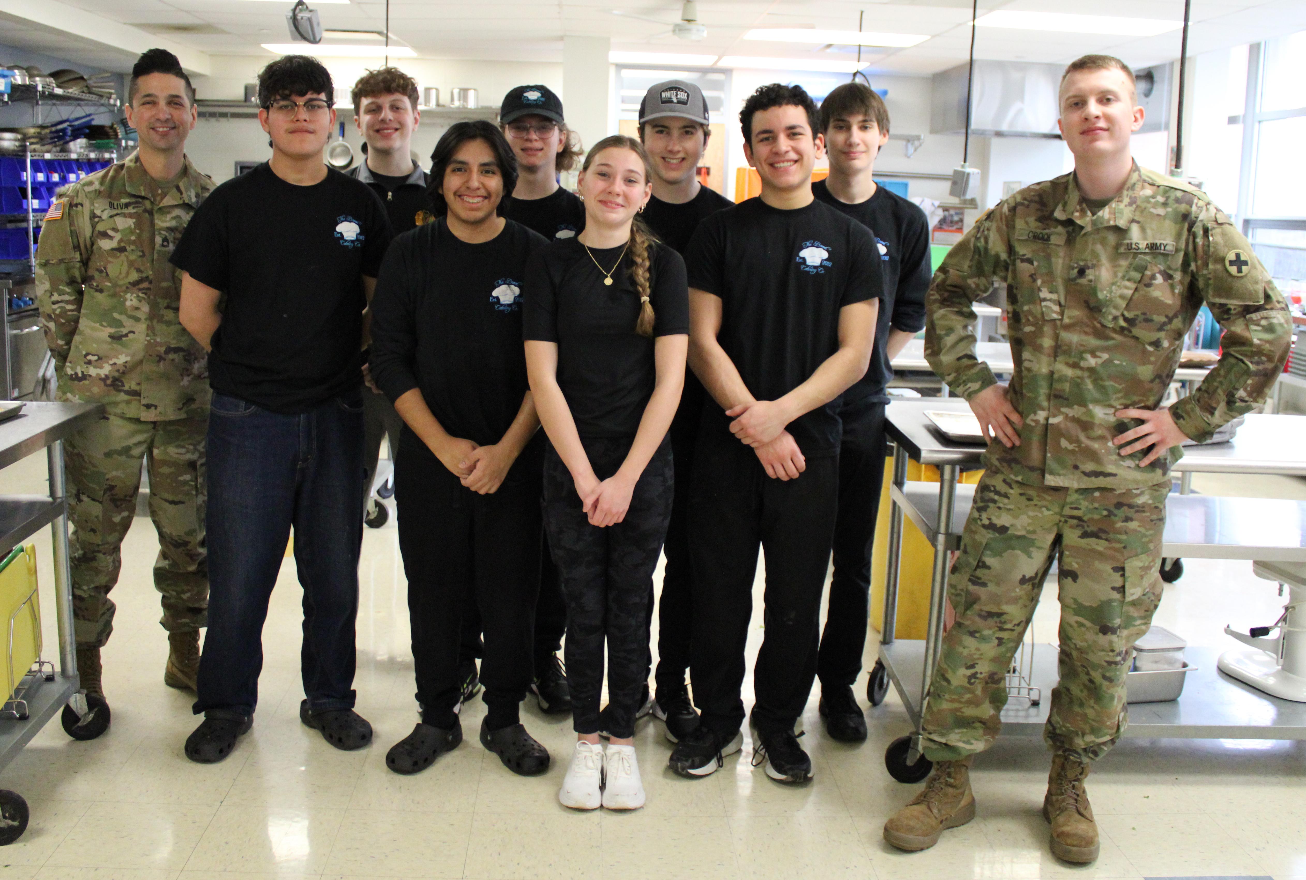 Willowbrook students compete in Meal, Ready-to-Eat (MRE) culinary challenge, 'Cooks and Camo'