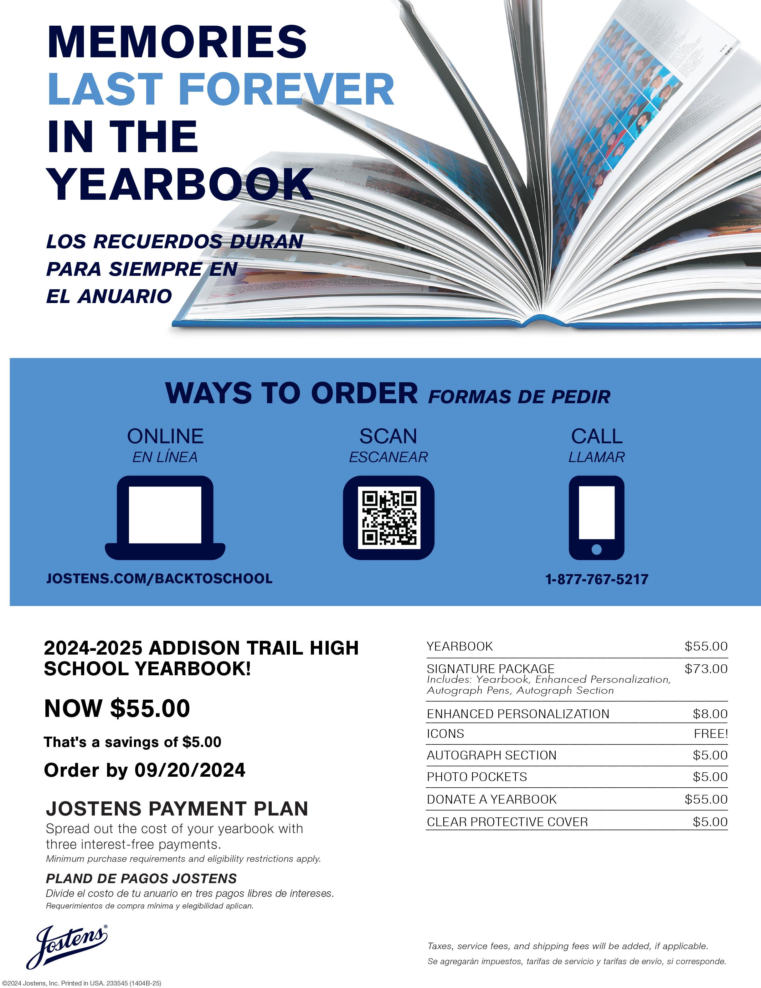 Addison Trail 2024-25 yearbook on sale now