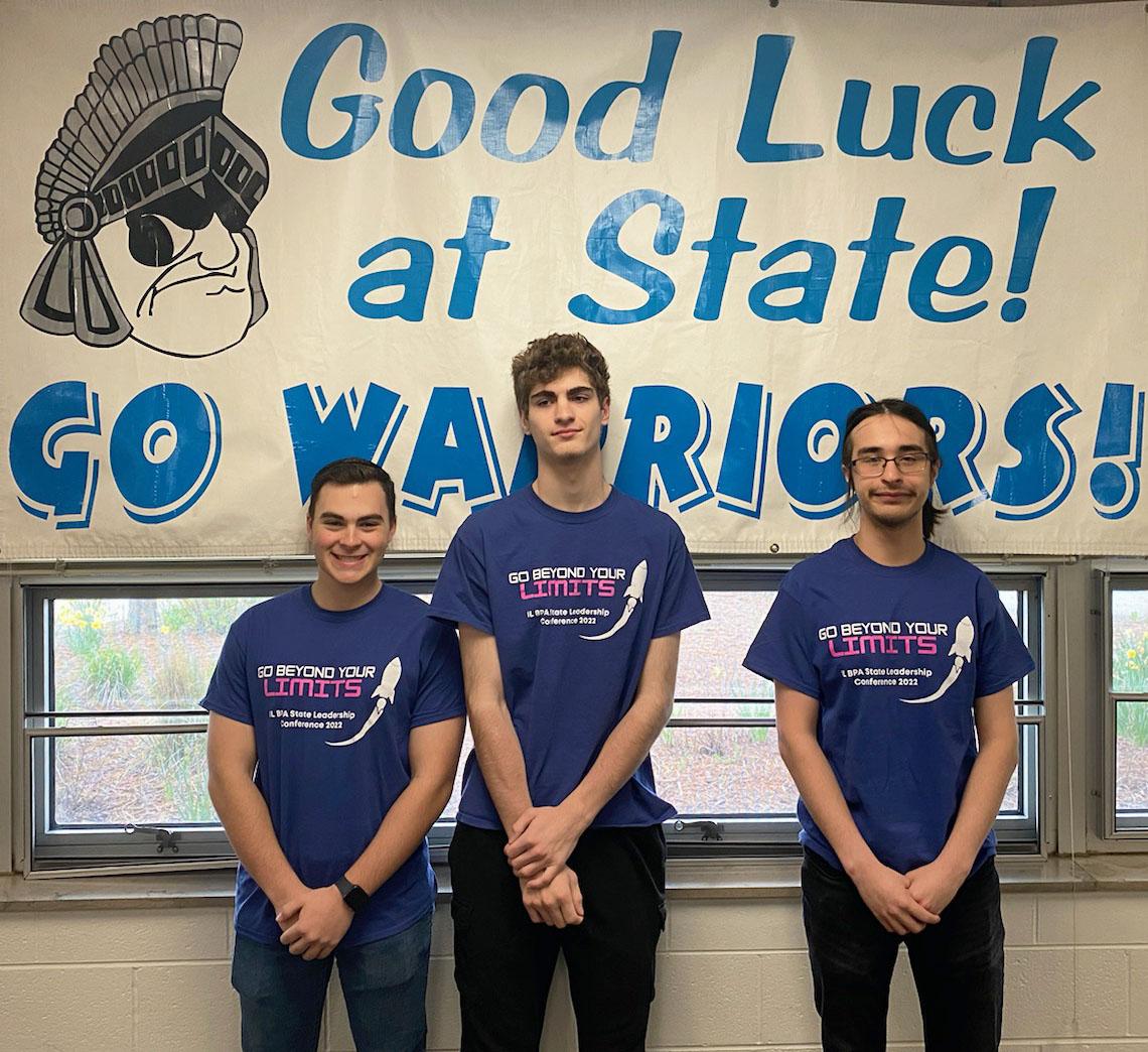Willowbrook hosts send-off celebration for three students who are competing in Business Professionals of America National Leadership Conference