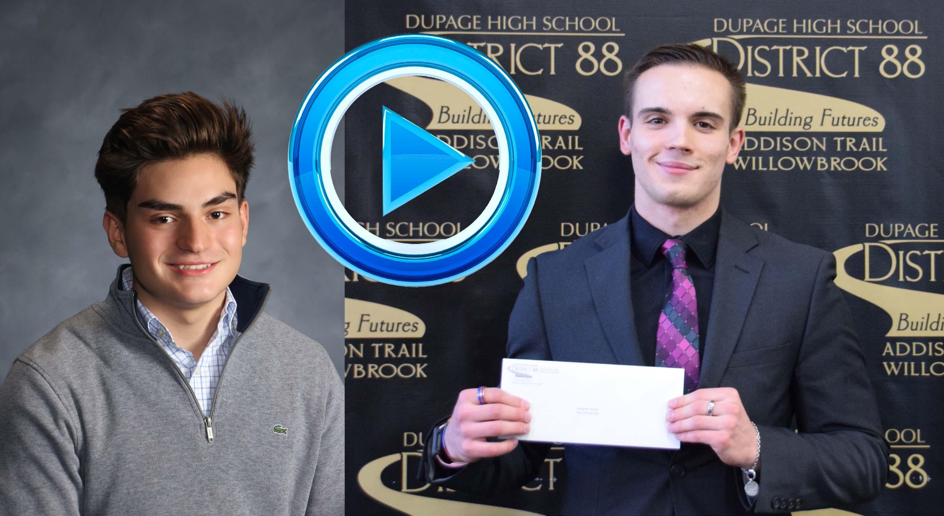 Two District 88 students named as David Koch/Board of Education Scholarship recipients