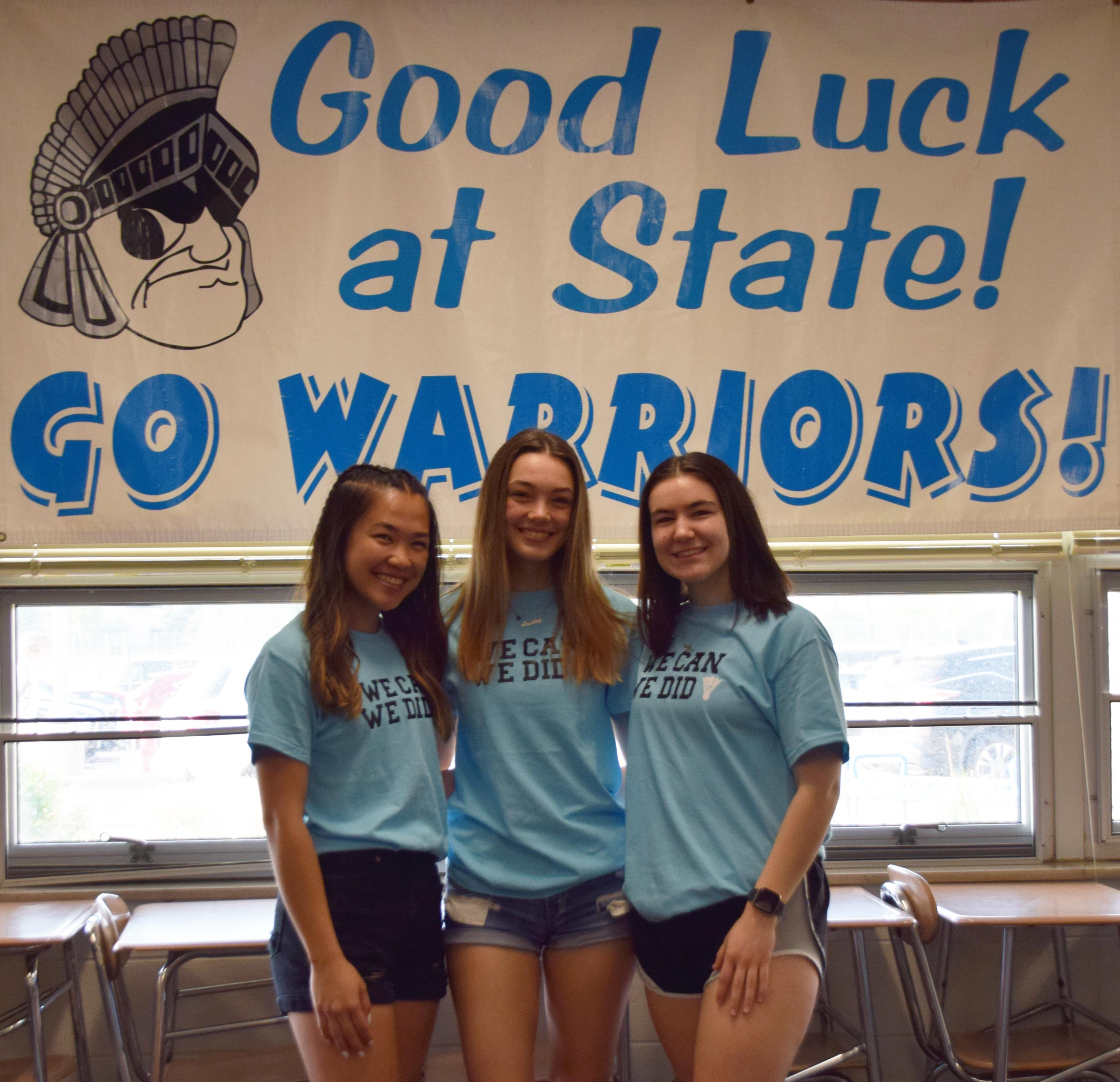 Willowbrook hosts State send-off celebration for members of Girls Badminton Team