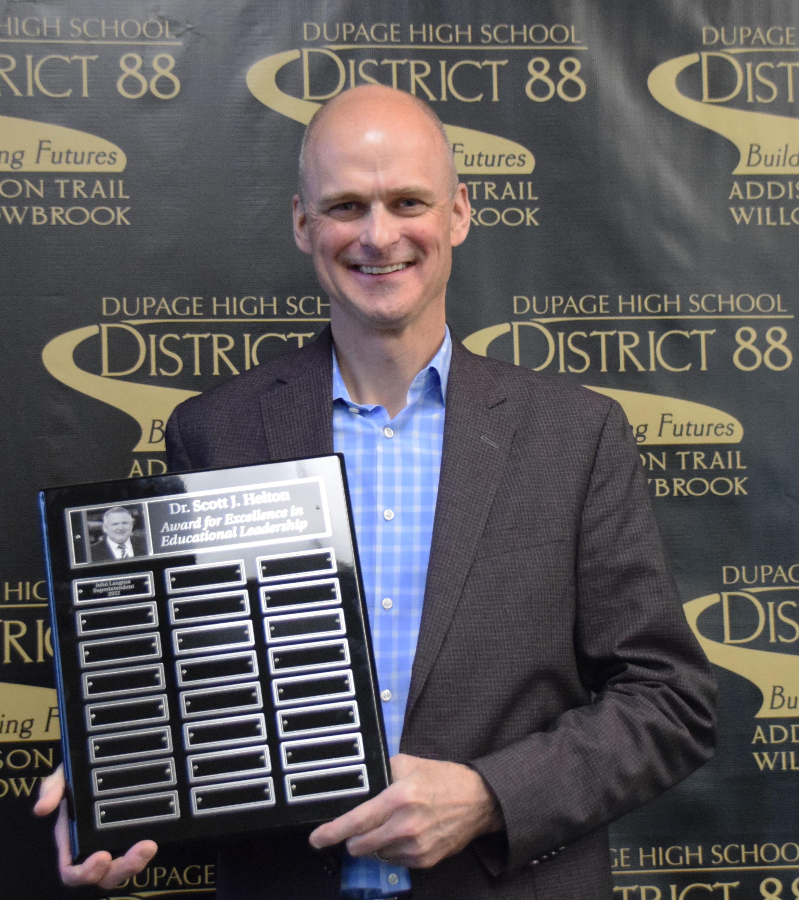 District 88 honors and thanks retiring Addison School District 4 Superintendent for his years of service