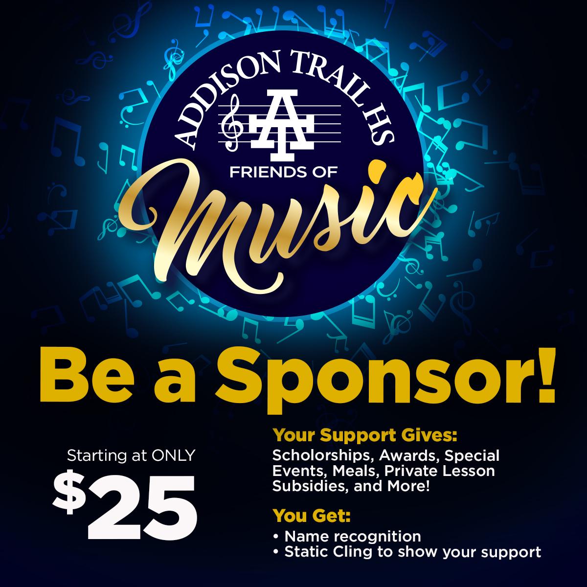 Support the Addison Trail Music Booster Club this holiday season