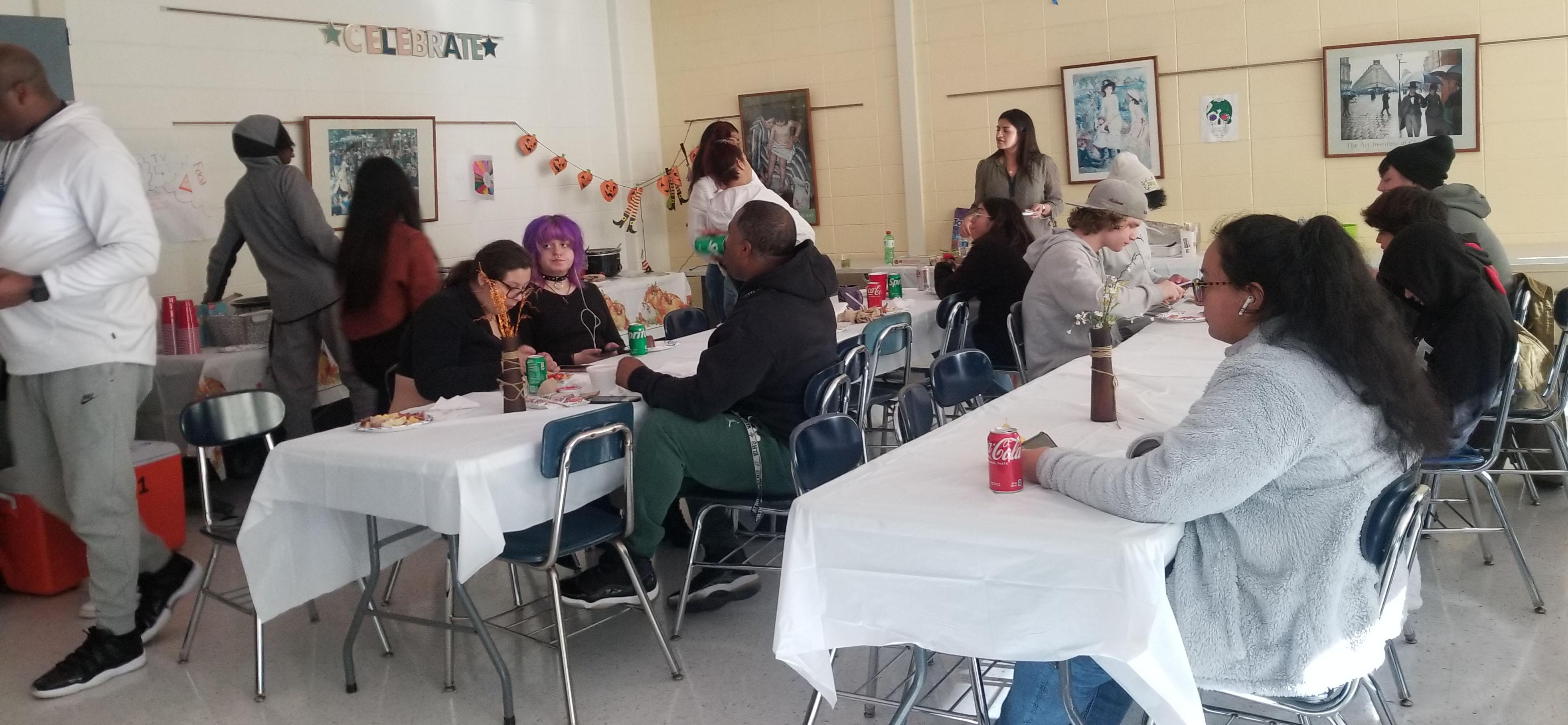 Addison Trail ACHIEVE Department hosts annual Thanksgiving lunch