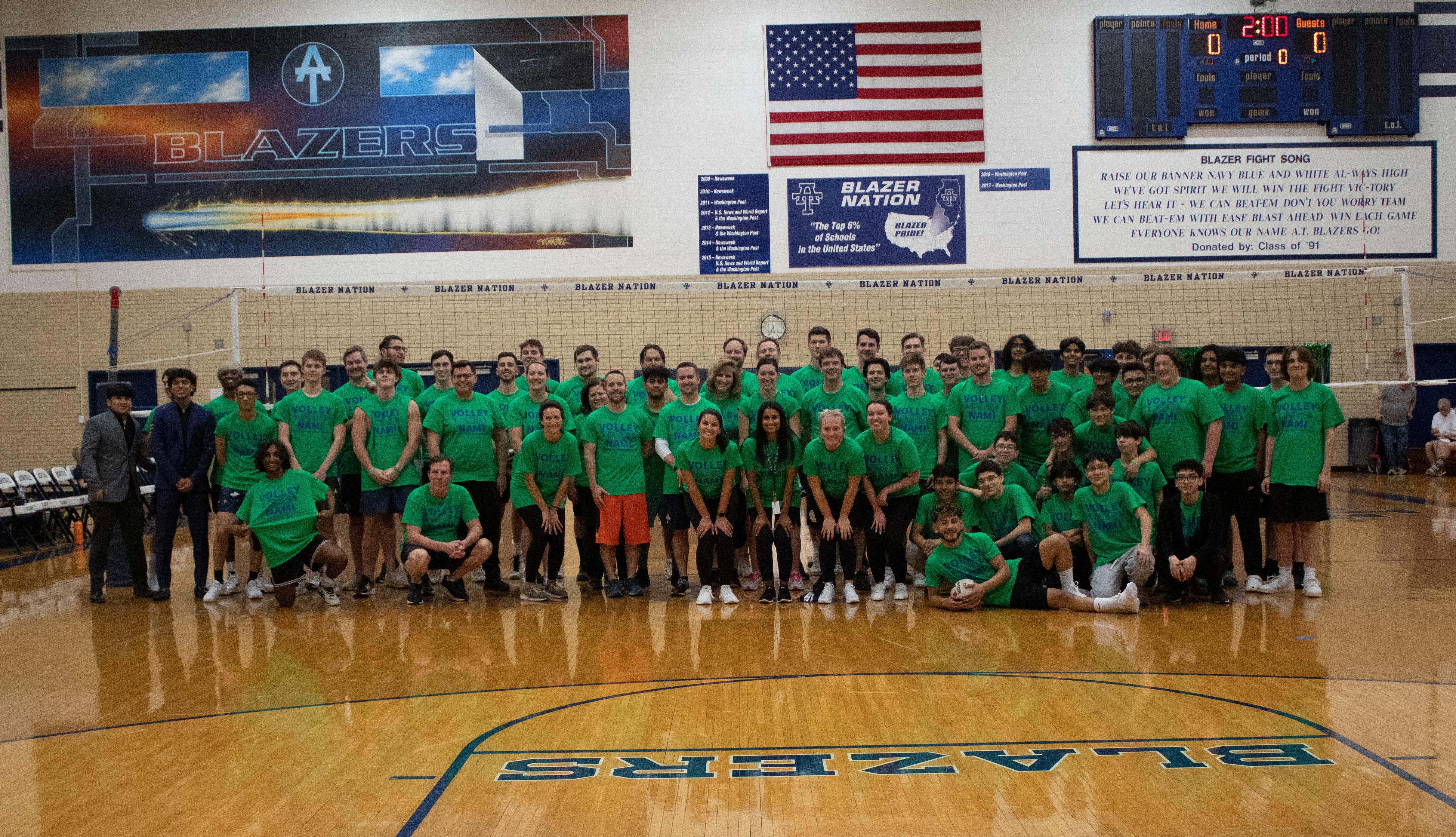 Addison Trail Boys Volleyball Team to host faculty and alumni games to raise money for mental health