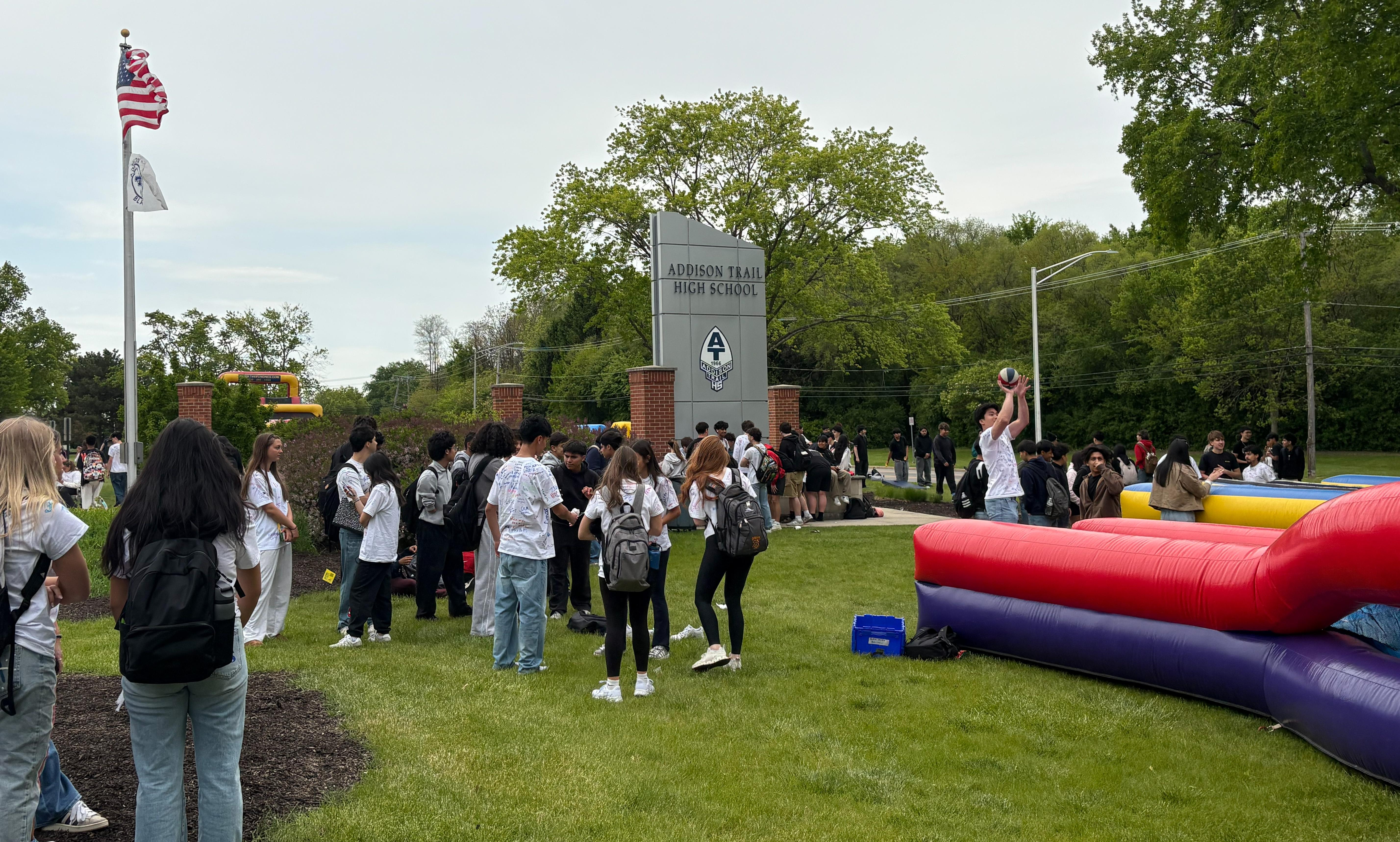 Addison Trail PBIS team hosts annual end-of-year barbecue