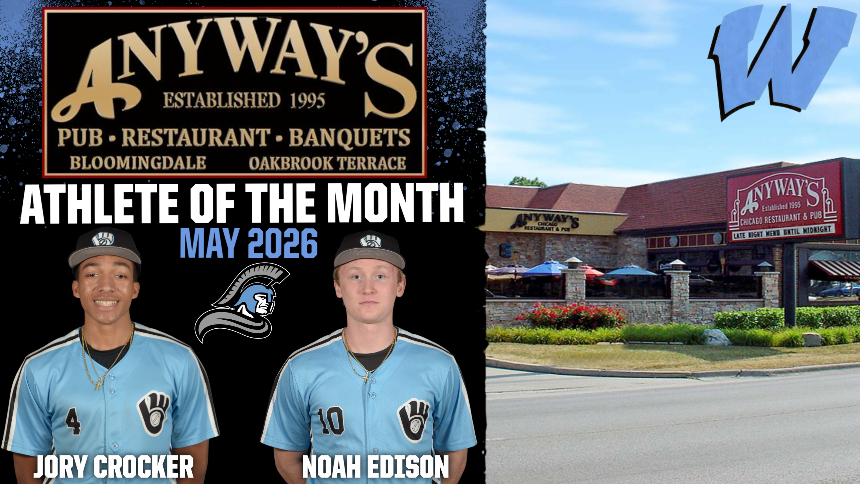 Willowbrook Athletics names May Anyway’s Athletes of the Month